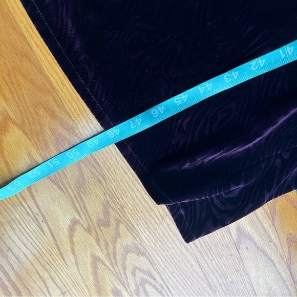 BCBG MaxAzria Velvet midi Maxi A Line Y2K‎ Dress - Picture 13 of 14